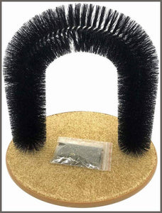 Irispets Arch Cat Groom Self Grooming Cat Toy Cat Self Groomer, Massager and Cat Scratcher - 