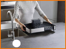 Load image into Gallery viewer, Joseph Extend Steel Dish Rack - Grey, One Size - 
