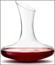 Load image into Gallery viewer, JoyJolt Lancia Hand Blown Lead-Free Crystal Wine Decanter - 
