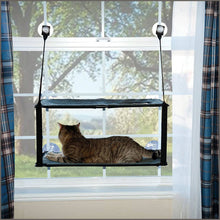 Load image into Gallery viewer, K&amp;H Pet Products EZ Mount Window Kitty Sill Double Stack Gray 12 X 23 Inches - 
