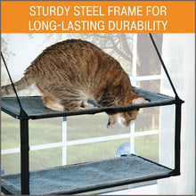 Load image into Gallery viewer, K&amp;H Pet Products EZ Mount Window Kitty Sill Double Stack Gray 12 X 23 Inches - 
