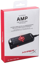 Load image into Gallery viewer, Kingston HyperX AMP USB Sound Card Virtual 7.1 Surround PC Sony PS4 - 
