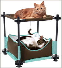 Load image into Gallery viewer, Kitty City Steel Claw Sleeper Cat Bed Furniture - 
