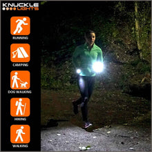 Load image into Gallery viewer, Knuckle Lights Advanced - Rechargeable LED Light for Running &amp; Jogging, Dog Walking &amp; Hiking - 
