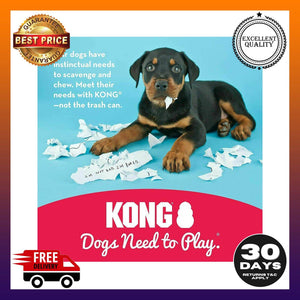 KONG  Tough dog Toy  Natural durable Rubber  Chew Chase and Fetch play - 