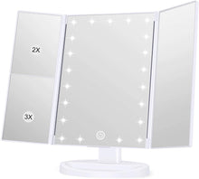Load image into Gallery viewer, Koolorbs Makeup 21 Led Vanity Mirror with Lights Magnification Touch Screen - 
