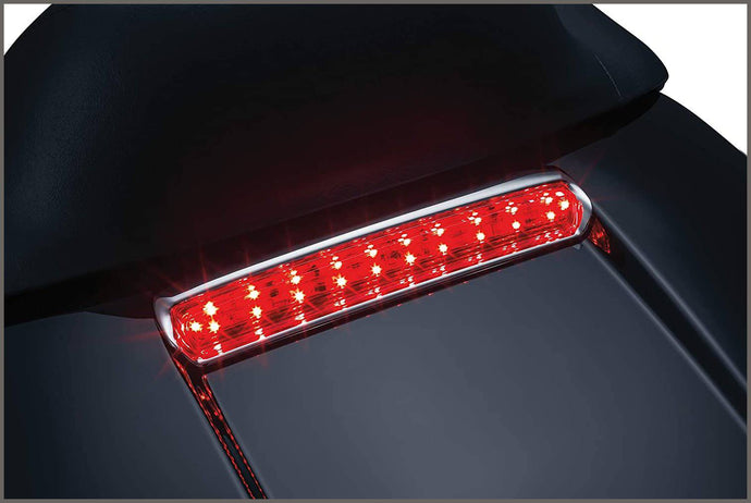 Kuryakyn 6706 Motorcycle Lighting Accessory: Tour-Pak Lid Light, Rear LED Running/Turn Signal/Blinker/Brake Lights - 