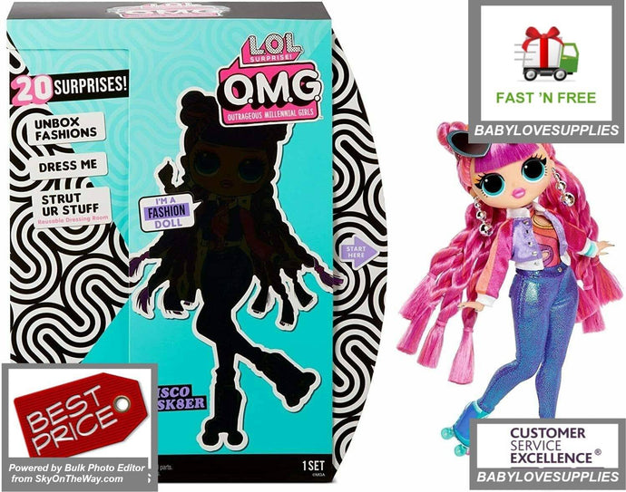 L.O.L. Surprise! O.M.G. Roller Chick Fashion Doll with 20 Surprises - 