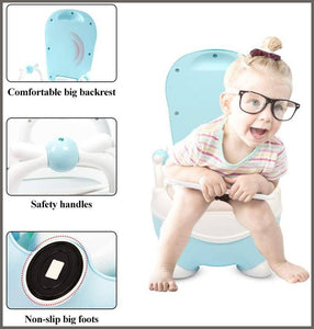 La fete Portable Baby Potty Toilet Chair with PU Soft Seat - 