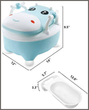Load image into Gallery viewer, La fete Portable Baby Potty Toilet Chair with PU Soft Seat - 
