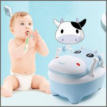 Load image into Gallery viewer, La fete Portable Baby Potty Toilet Chair with PU Soft Seat - 
