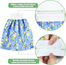 Load image into Gallery viewer, Langsprit 2 Pack Baby Diaper Skirt for Potty Training/Baby Leak-Free Bed Pad - Washable Mattress Pad - Reusable Under Pads - 
