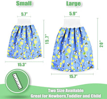 Load image into Gallery viewer, Langsprit 2 Pack Baby Diaper Skirt for Potty Training/Baby Leak-Free Bed Pad - Washable Mattress Pad - Reusable Under Pads - 
