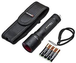 LED Lensed  Tactical Torch 320 Lumens  Black - 