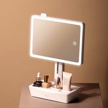 Load image into Gallery viewer, LED Lighted Large Vanity Makeup Mirror with 10X Magnifying Mirror Dimmable - 
