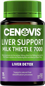 Liver detox Support Milk Thistle 7000 High strength  detox 75T - 