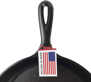 Lodge L12SK3 13.25 Inch Cast Iron Skillet with Helper Handle, Black - 