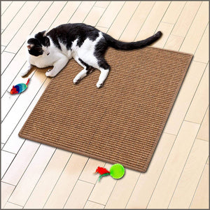 LPLED Cat Scratching Mat,Natural Sisal Cat Mat,Protection Play Scratcher Pad - 