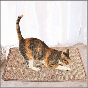 LPLED Cat Scratching Mat,Natural Sisal Cat Mat,Protection Play Scratcher Pad - 