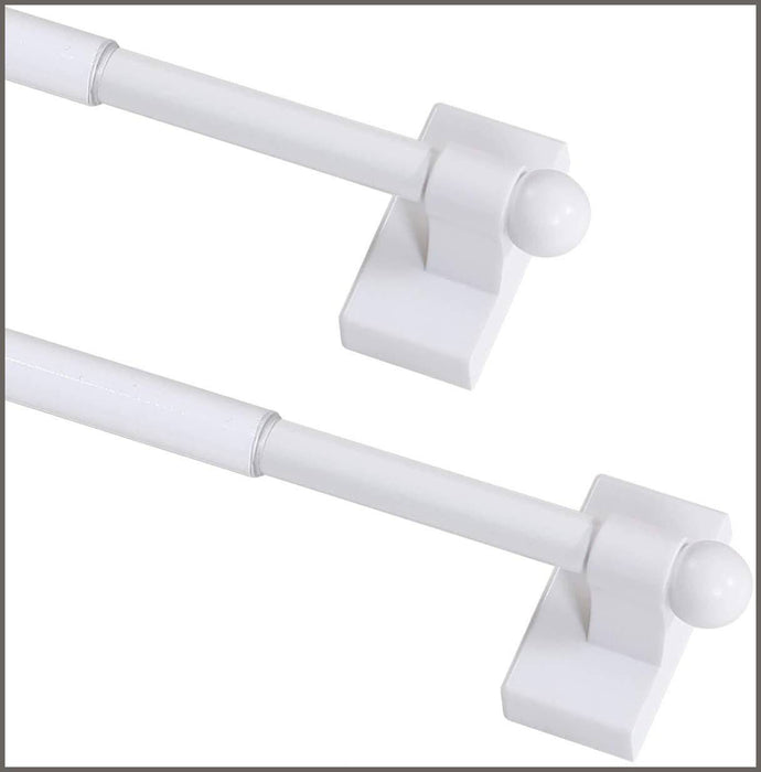 Magnetic Curtain Rods, Multi-Use Adjustable Magnetic Window Curtain Rods - 