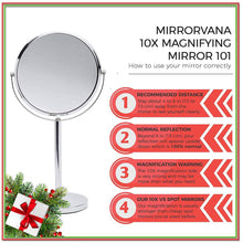 Load image into Gallery viewer, Magnifying Makeup Mirror Double Sided Vanity Tabletop Mirror 7-Inch - 
