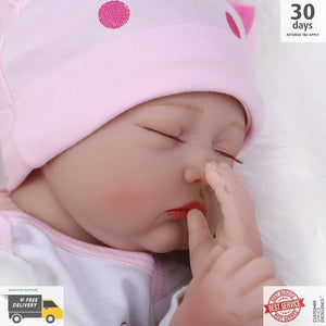 MaiDe Reborn Baby Dolls 22 Cute Realistic Soft Silicone Vinyl Dolls Newborn Baby - 