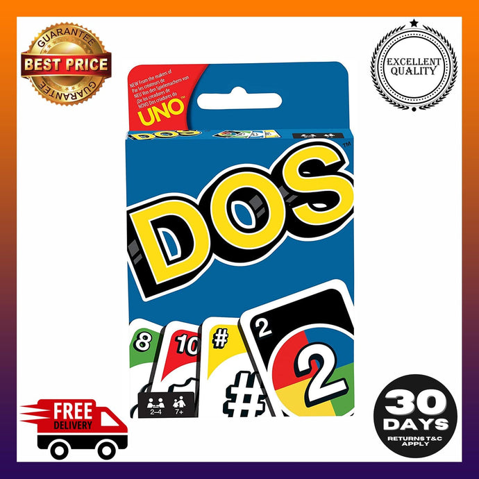 Mattel Games DOS Uno Family Card Game - 