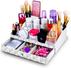 Maxkim Makeup Organizer Jewelry and Cosmetic Storage, Large Capacity Medium - 