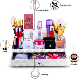 Maxkim Makeup Organizer Jewelry and Cosmetic Storage, Large Capacity Medium - 