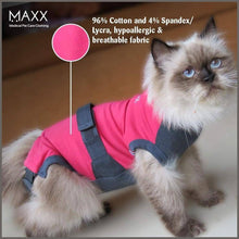 Load image into Gallery viewer, MAXX CAT E Collar Alternative Medical Pet Clothing Recovery Suit for Cats &amp; Dogs After Surgery - 
