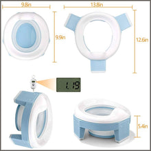 Load image into Gallery viewer, MCGMITT Potty Training Toilet Seat for Toddlers Boys Girls, Portable Baby Toilet Folding Kids Potty Chair Cover with Splash Guard for Travel - 
