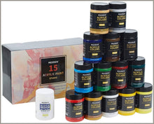 Load image into Gallery viewer, MEEDEN Acrylic Paint Set, 15 Vibrant Colors, 300ML - 
