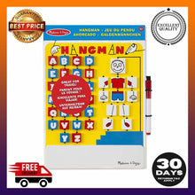 Load image into Gallery viewer, Melissa &amp; Doug Flip to Win Travel Hangman Game White Board, Dry-Erase Marker - 
