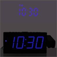 Load image into Gallery viewer, Mesqool Projection Alarm Clock with Bed Shaker, Loud Alarm Sound &amp; Vibrating Projector Clock for Heavy Sleepers - 
