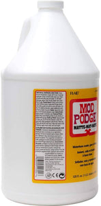 Mod Podge Waterbase Sealer, Glue and Finish (1-Gallon), CS11304 Matte Finish - 