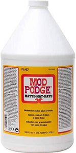 Mod Podge Waterbase Sealer, Glue and Finish (1-Gallon), CS11304 Matte Finish - 