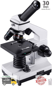 Monocular Microscope for Students and Kids 200-2000x Magnification Powerful - 