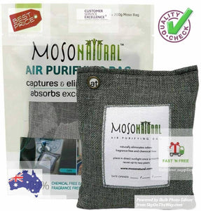MOSO NATURAL USA Air Purifying Bag Odor Eliminator  Absorber Cars - 