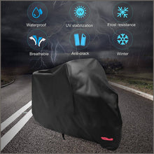 Load image into Gallery viewer, Motorcycle Cover,WDLHQC Waterproof Motorcycle Cover All Weather Outdoor Protection - 
