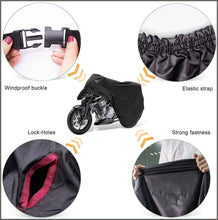 Load image into Gallery viewer, Motorcycle Cover,WDLHQC Waterproof Motorcycle Cover All Weather Outdoor Protection - 
