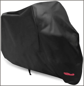 Motorcycle Cover,WDLHQC Waterproof Motorcycle Cover All Weather Outdoor Protection - 