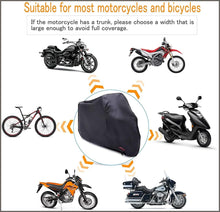 Load image into Gallery viewer, Motorcycle Cover,WDLHQC Waterproof Motorcycle Cover All Weather Outdoor Protection - 
