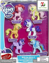Load image into Gallery viewer, My Little Pony Collection Mane 3&quot; 6 Ponies  Twilight Sparkle, Pinki Pie Rainbow - 
