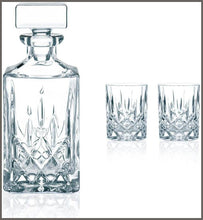 Load image into Gallery viewer, Nachtmann Noblesse Decanter and Whisky Glass, Set of 3 - 
