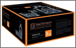 Nachtmann Noblesse Decanter and Whisky Glass, Set of 3 - 