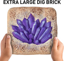 Load image into Gallery viewer, NATIONAL GEOGRAPHIC Mega Gemstone Dig Kit – Dig Up 15 Real Gems Educational Toys - 
