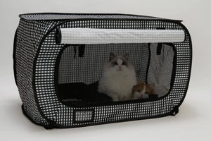 Necoichi Portable Stress Free Cat Cage and Litter Box Set - 