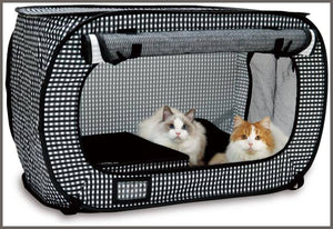 Necoichi Portable Stress Free Cat Cage and Litter Box Set - 