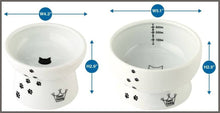 Load image into Gallery viewer, Necoichi Raised Cat Food and Water Bowl Set - 
