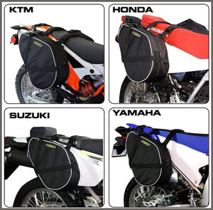 Nelson-Rigg RG-020 Black Dual Sport Motorcycle Saddlebag - 